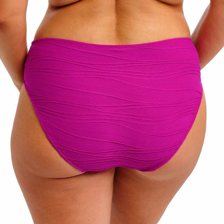 backview of Fantasie Swim Beach Waves Bikini Briefs in Bright Fuchsia FS502272

