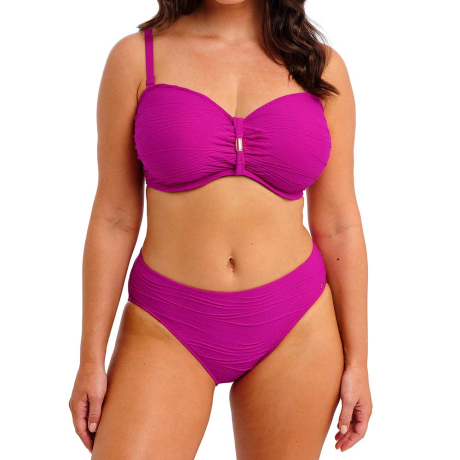 Fantasie Swim Beach Waves Bikini Top and Briefs in Bright Fuchsia FS502210 and FS502272
