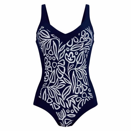Flower Dots Non Wired Shaping Swimsuit