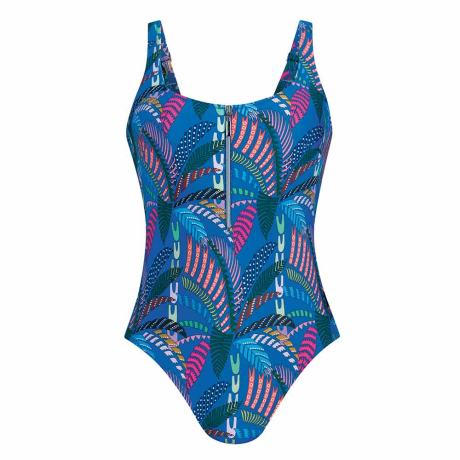 La Palma Elouise Wirefree Zip Opening Swimsuit