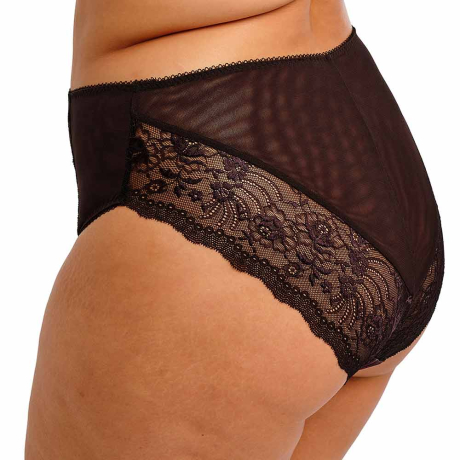 Sideview of Elomi Morgan Briefs in Dark Romance EL4118

