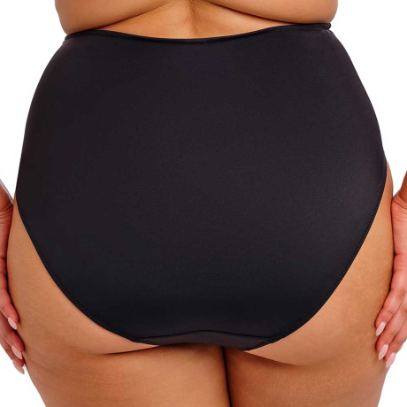 Backview of Elomi Swim Plain Sailing Bikini Briefs In Black ES7286
