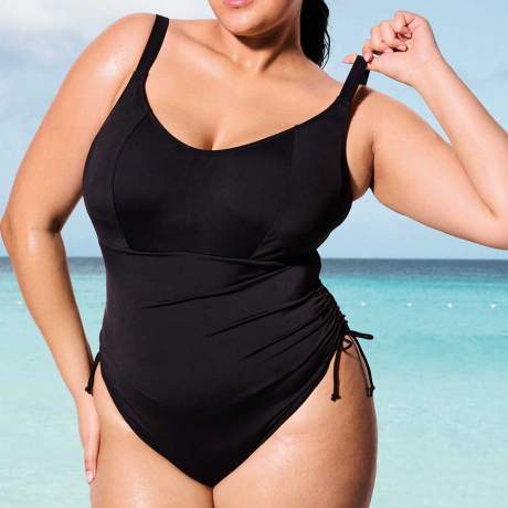 Elomi Swim Plain Sailing Swimsuit In Black ES7281
