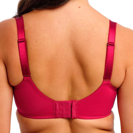 Backview of Fantasie Illusion Bra in Red FL2982 
