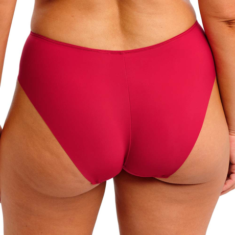 Backview of Fantasie Illusion Briefs in Red FL2985
