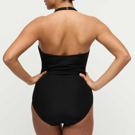 Backview of Primadonna Swim Delray Swimsuit In Black 4013634
