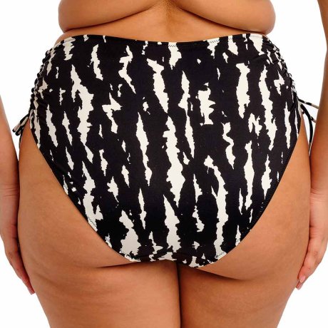 Backview of Elomi Swim Echo Shell Bikini Briefs In Black ES802873
