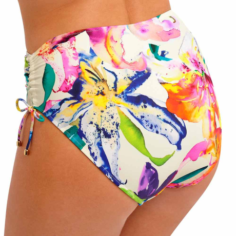 Sideview of Fantasie Swim Iguazu Falls Bikini Briefs In Multi FS506378
