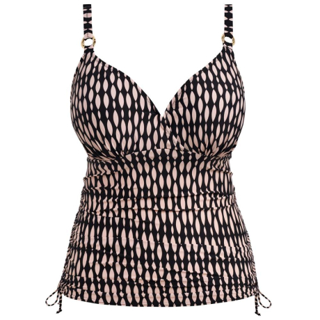 Shell Bay Underwired Wrap Over Cup Tankini Top