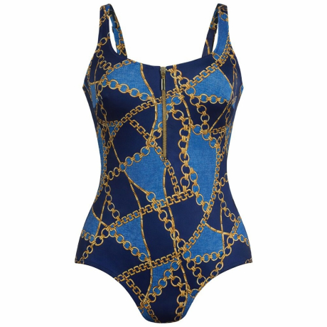 Sea Chains Elouise Wirefree Zipped Swimsuit