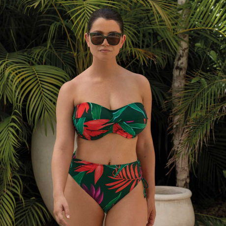 Fantasie Swim Pichola Mangrove Bandeau Top FS503909 and Briefs FS503978
