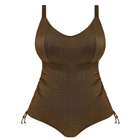 Elomi Swim Sunset Shimmer Swimsuit in Gold Rush ES803243