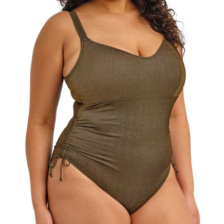 Elomi Swim Sunset Shimmer Swimsuit in Gold Rush ES803243