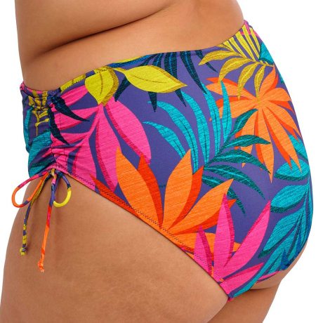 Elomi Swim Porto Rafti Adjustable Leg Bikini Brief in Indigo ES803373
