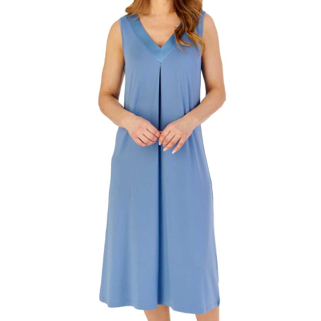 Supersoft Satin Edge Sleeveless 44 Inch Nightdress