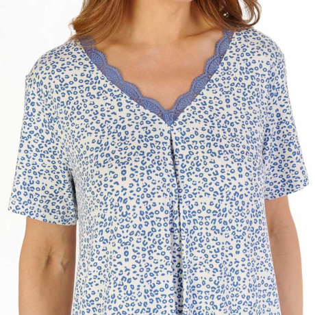 Slenderella Nightdress in Navy GL1707