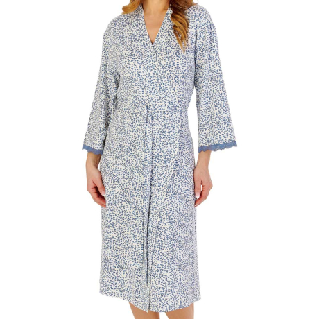 Slenderella Kimono Wrap in Navy GL1710