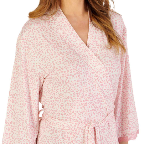 Slenderella Kimono Wrap in Pink GL1710