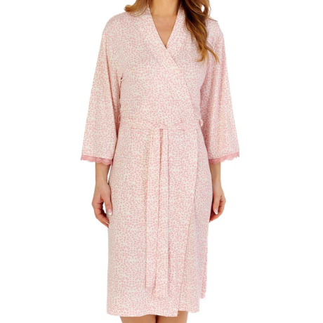 Slenderella Kimono Wrap in Pink GL1710