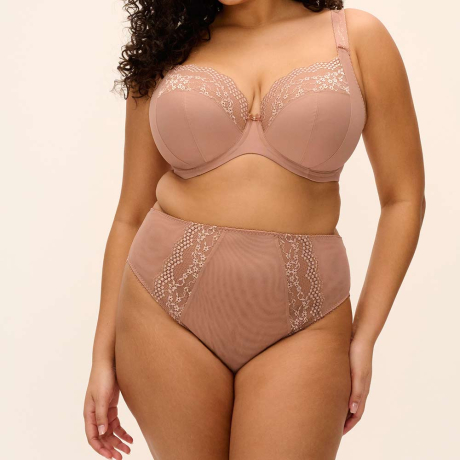 Elomi Lucie Bra and Briefs in Mocha EL4490 and EL4498
