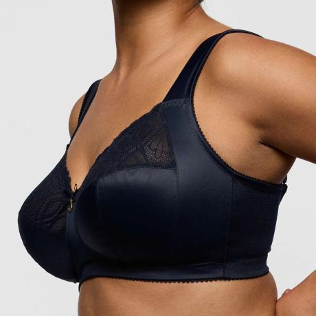 Sideview of PrimaDonna Salerno Bra In Midnight Blue 0163537
