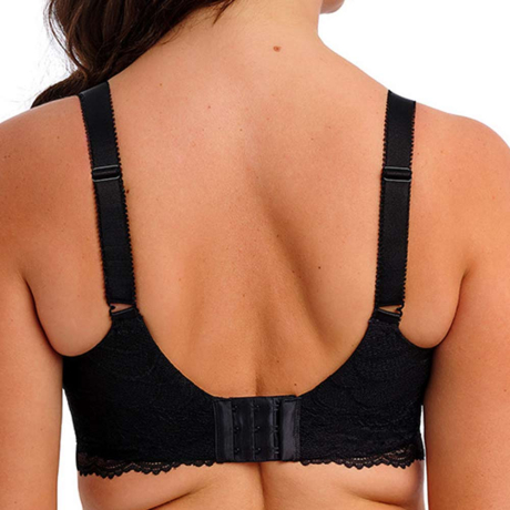 Backview of Fantasie Cesile Bra In Black FL103601
