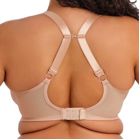 Backview of Elomi Tiernie Bra In Sahara EL303334
