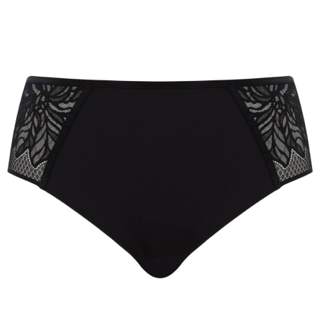 Sculptresse Sophia deep brief product in black 11192- cutout image