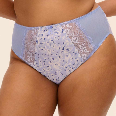 Elomi Morgan Briefs in Blue Leopard EL4118
