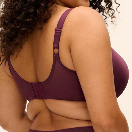 Backview of Elomi Smooth Bra In Fig EL4301
