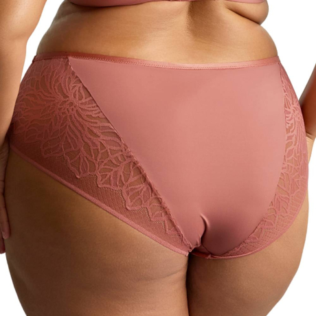 Sculptresse Sophia brief product in sienna rose 11192,back view image