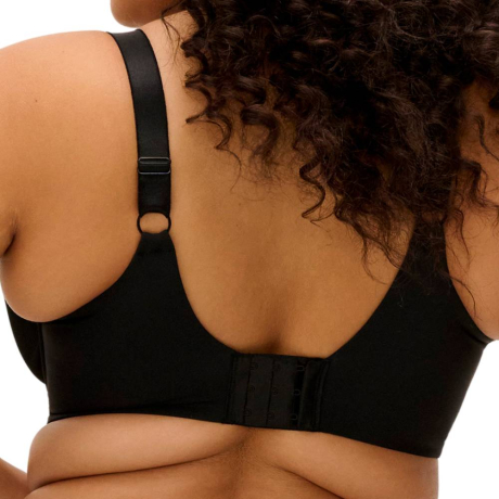 ELomi Lyriana bra product in jet EL303705- back view image