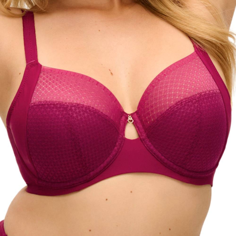 Fantasie Evolution comfort bra product in ruby FL104401- front view image