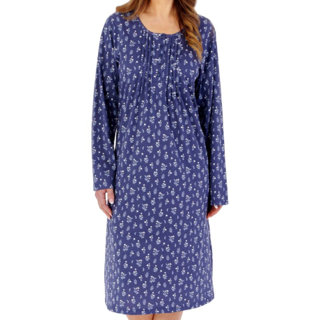 Slenderella Nightdress product in navy NDW2116- front view image
