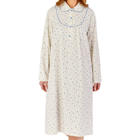 Slenderella nightdress product in blue NDW2211- front view image