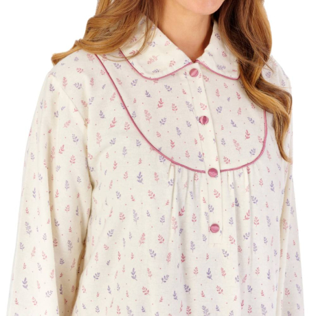 Slenderella Nightdress product in pink NDW2212- close up image