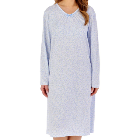 Rowan Long Sleeve Cotton 42 Inch Nightdress