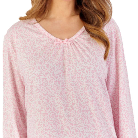 Slenderella Nightdress product in pink NDW2100- close up image