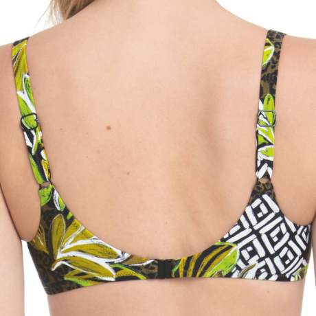 Anita Swim Green oasis Sibel top product in print 8431-1-back view image