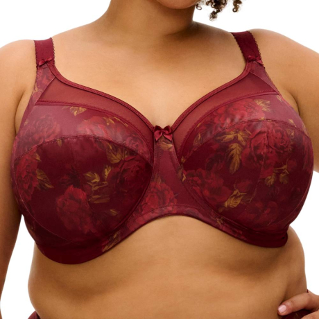 Goddess Kayla bra product in cassis GD6162- front view image