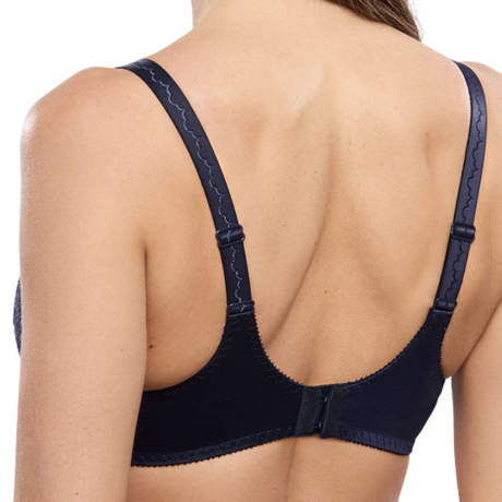 Empreinte Clea full cup bra product in mystic blue 07237- back view image