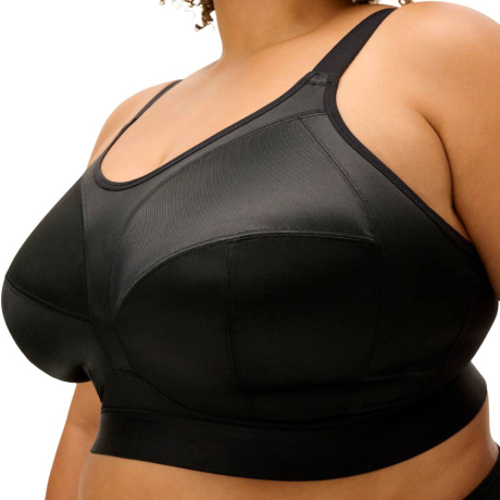 Goddess Katarina bra product in black GD700318- side view image
