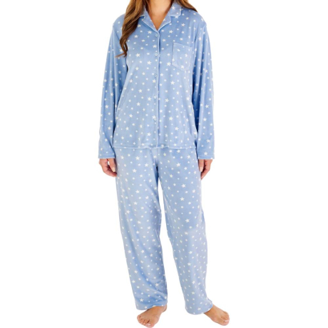 Microfleece Long Sleeve Tailored Pyjamas