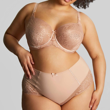 HONEY,Sculptresse,Estel Full Cup Bra and high waist briefs,2026,9685,9684, full view