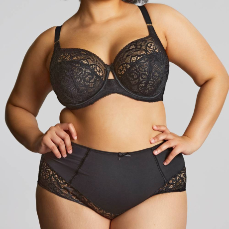 NOIR,Sculptresse,Estel Full Cup Bra and high waist briefs,2026,9685,9684, full view