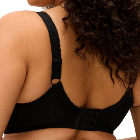 Lucie bra product in jet EL4490- back view image