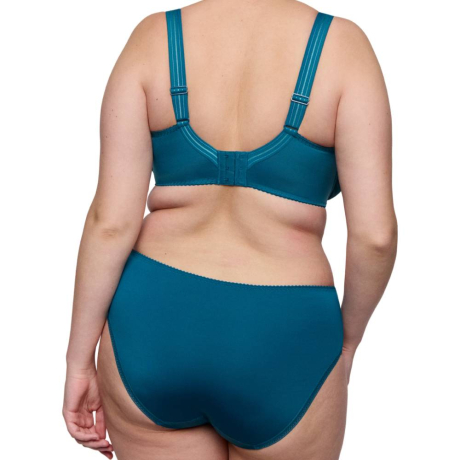 Prima donna Deauville bra product in peacock 0161815- full set back image