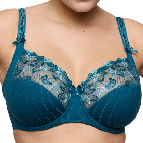 Prima donna Deauville full cup wired bra product in peacock 0161811- front view image