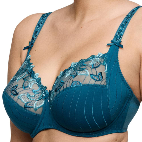 Prima donna Deauville full cup wired bra product in peacock 0161811- side view image