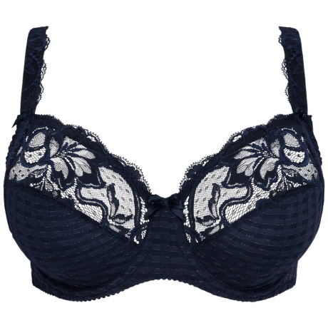 Primadonna Madison full cup bra product in velvet blue 0162121- cut out image